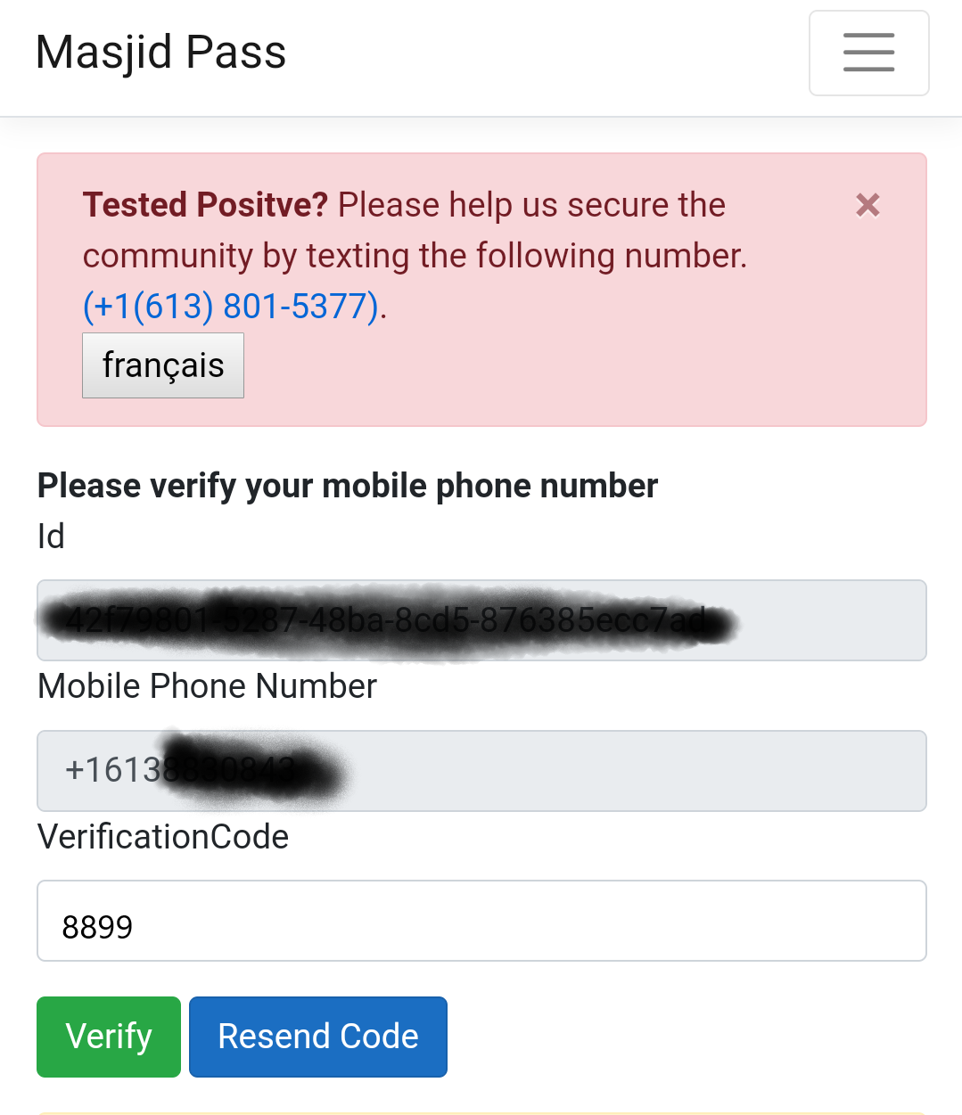Verify your QR Code Verify your QR Code