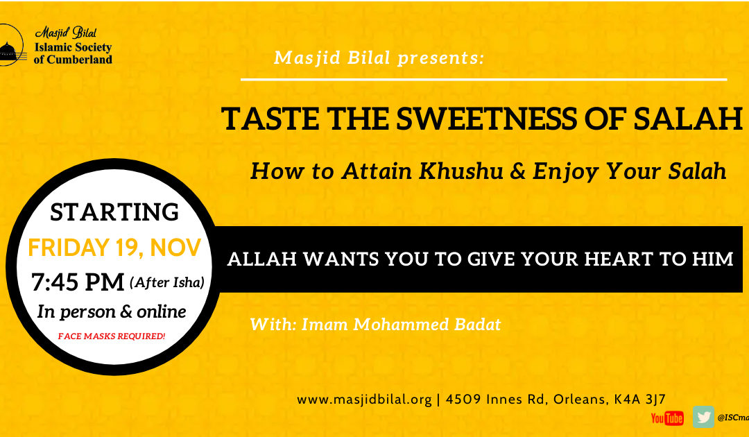 Taste the Sweetness of Salah