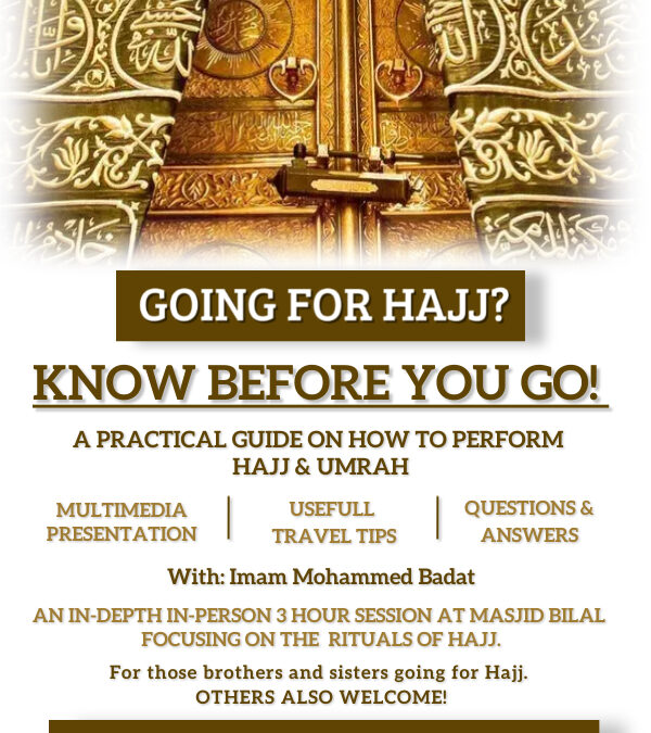 Going for Hajj? Know Before You Go!