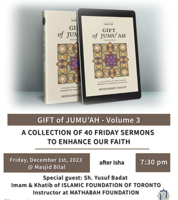 Book Launch: Gift of Jumu’ah Volume Three